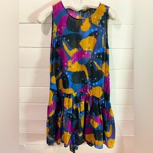 MANILA GRACE – Sleeveless Abstract Print Dress – Size 40 (M)